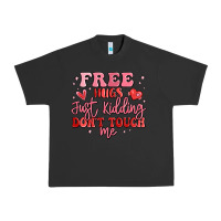 Pigment Black free hugs just kidding don't touch me Urban Heavy Tee - MaliasSmallBusiness
