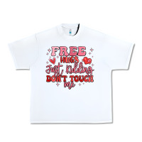 White free hugs just kidding don't touch me Urban Heavy Tee - MaliasSmallBusiness
