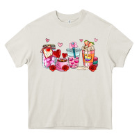 Cream valentines day coffee cup Heavy Core Tee - AdoDesignShop