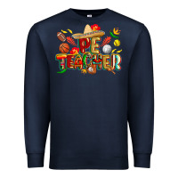 Navy cinco de mayo pe teacher Premium Sweatshirt - CowGirlArtShop