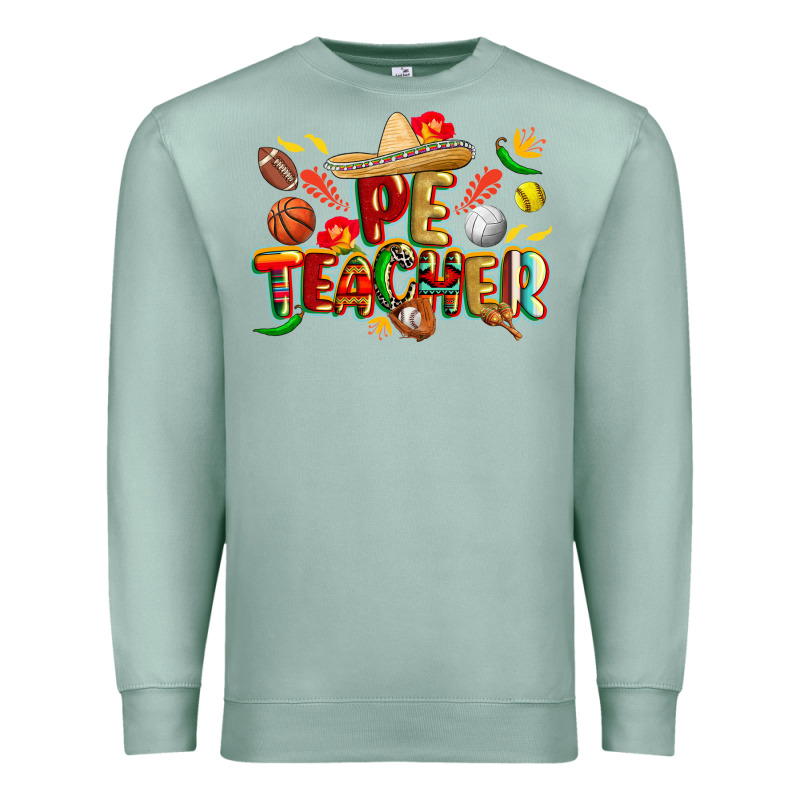 Cinco De Mayo Pe Teacher Premium Sweatshirt by CowGirlArtShop | Teevron