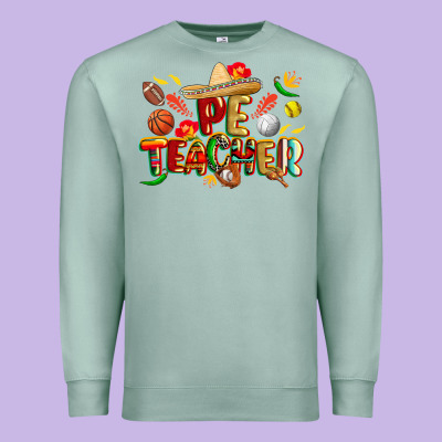 Cinco De Mayo Pe Teacher Premium Sweatshirt Designed By Cowgirlartshop