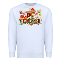 White cinco de mayo pe teacher Premium Sweatshirt - CowGirlArtShop