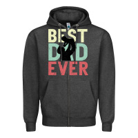 Charcoal Heather Best Dad Ever Zipper Hoodie - Bettercallsaul