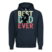 Navy Best Dad Ever Zipper Hoodie - Bettercallsaul