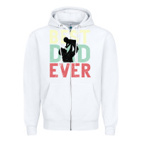 White Best Dad Ever Zipper Hoodie - Bettercallsaul