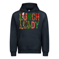 Navy Lunch Lady Christmas Urban Hoodie - BundleAndBundleShop
