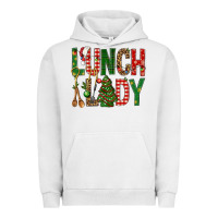 Pigment Lunar Rock Lunch Lady Christmas Urban Hoodie - BundleAndBundleShop