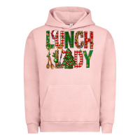 Pigment Salmon Lunch Lady Christmas Urban Hoodie - BundleAndBundleShop