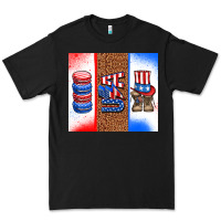 Black usa macaroon and boots Premium Tee - AdoDesignShop