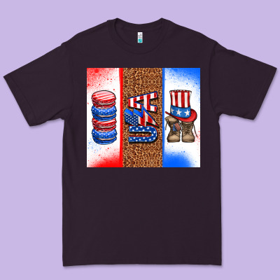 Usa Macaroon And Boots Premium Tee Designed By Adodesignshop