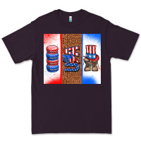 Plum usa macaroon and boots Premium Tee - AdoDesignShop