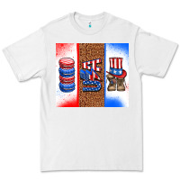White usa macaroon and boots Premium Tee - AdoDesignShop