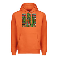 Carrot cactus gemstone coaster Premium Hoodie - JahusDesignShop