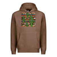 Chestnut cactus gemstone coaster Premium Hoodie - JahusDesignShop