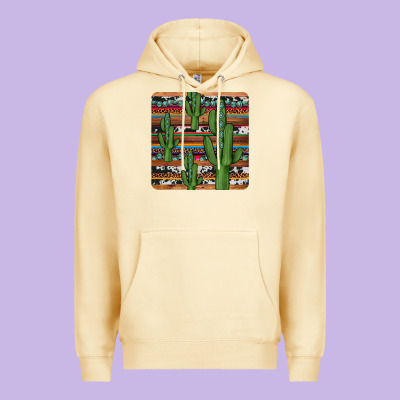 Cactus Gemstone Coaster Premium Hoodie Designed By Jahusdesignshop