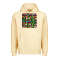 Pina Colada cactus gemstone coaster Premium Hoodie - JahusDesignShop