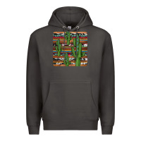 Smoke cactus gemstone coaster Premium Hoodie - JahusDesignShop