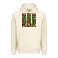 Tofu cactus gemstone coaster Premium Hoodie - JahusDesignShop