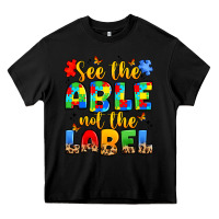Black see the able not the label Heavy Core Tee - JahusDesignShop