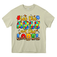 Mossy see the able not the label Heavy Core Tee - JahusDesignShop