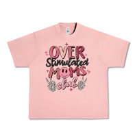 Salmon over stimulated moms club Urban Heavy Tee - MaliasSmallBusiness