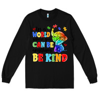 Black in a world where you can be anything be kind Long Sleeve Tee - MaliasSmallBusiness