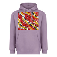 Lavender bandana and cowhide pattern Heavyweight Hoodie - TumblerDesignByShophia