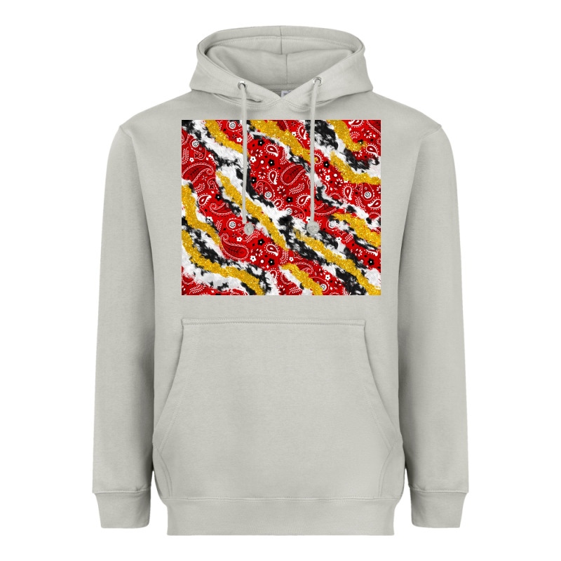 Bandana And Cowhide Pattern Heavyweight Hoodie by TumblerDesignByShophia | Teevron