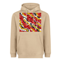 Mushroom bandana and cowhide pattern Heavyweight Hoodie - TumblerDesignByShophia