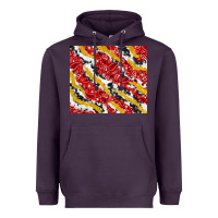 Plum bandana and cowhide pattern Heavyweight Hoodie - TumblerDesignByShophia