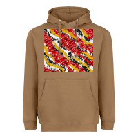 Toasted Coconut bandana and cowhide pattern Heavyweight Hoodie - TumblerDesignByShophia