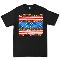 Black usa camouflage american flag Premium Tee - AdoDesignShop