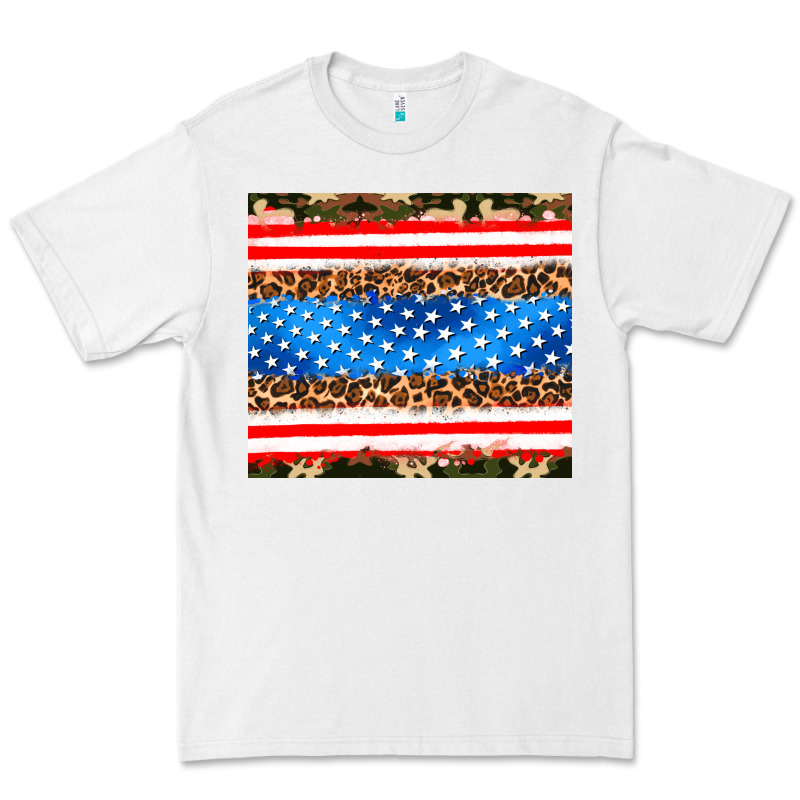 Usa Camouflage American Flag Premium Tee by AdoDesignShop | Teevron