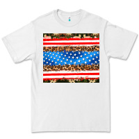White usa camouflage american flag Premium Tee - AdoDesignShop