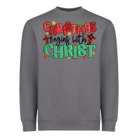 Storm christmas begins with christ Heavyweight Sweatshirt - MaliasSmallBusiness