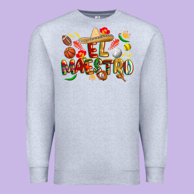 Cinco De Mayo El Maestro Premium Sweatshirt Designed By Cowgirlartshop