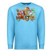 Ocean Blue cinco de mayo el maestro Premium Sweatshirt - CowGirlArtShop