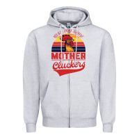 Heather Grey Rise And Shine Mother Cluckers Zipper Hoodie - Bettercallsaul