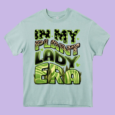 In My Plant Lady Era Heavy Core Tee Designed By Jahusdesignshop