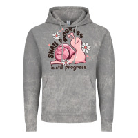Cloud Rock snail progress is stil progress Vintage Hoodie - MaliasSmallBusiness