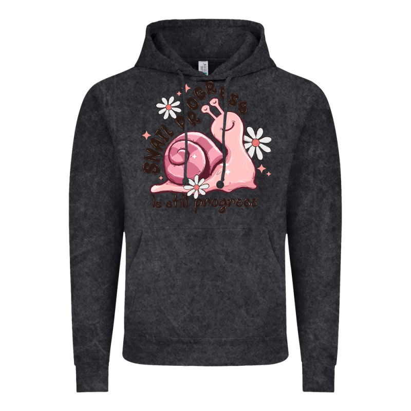 Snail Progress Is Stil Progress Vintage Hoodie by MaliasSmallBusiness | Teevron