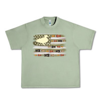 Oil Green duck hunter flag Urban Heavy Tee - MaliasSmallBusiness