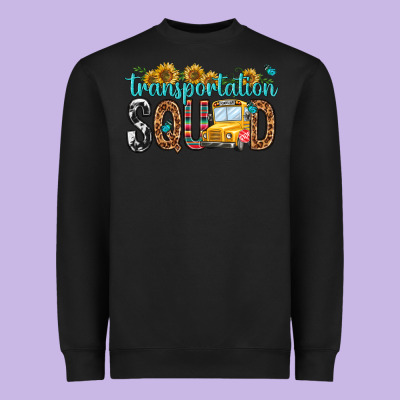 Transportation Squad Heavyweight Sweatshirt Designed By Nancycooperartshop
