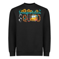 Black transportation squad Heavyweight Sweatshirt - NancyCooperArtShop