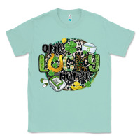 Seafoam one lucky nurse Classic Tee - MaliasSmallBusiness