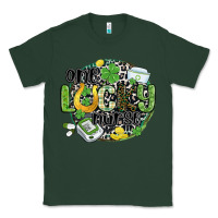 Sports Green one lucky nurse Classic Tee - MaliasSmallBusiness