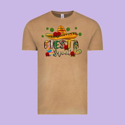 Fiesta Squad Vintage Tee Designed By Jahusdesignshop