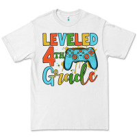 White leveled 4th grade Premium Tee - JahusDesignShop