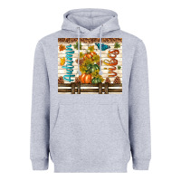 Heather Grey autumn vibes Heavyweight Hoodie - TumblerDesignByShophia